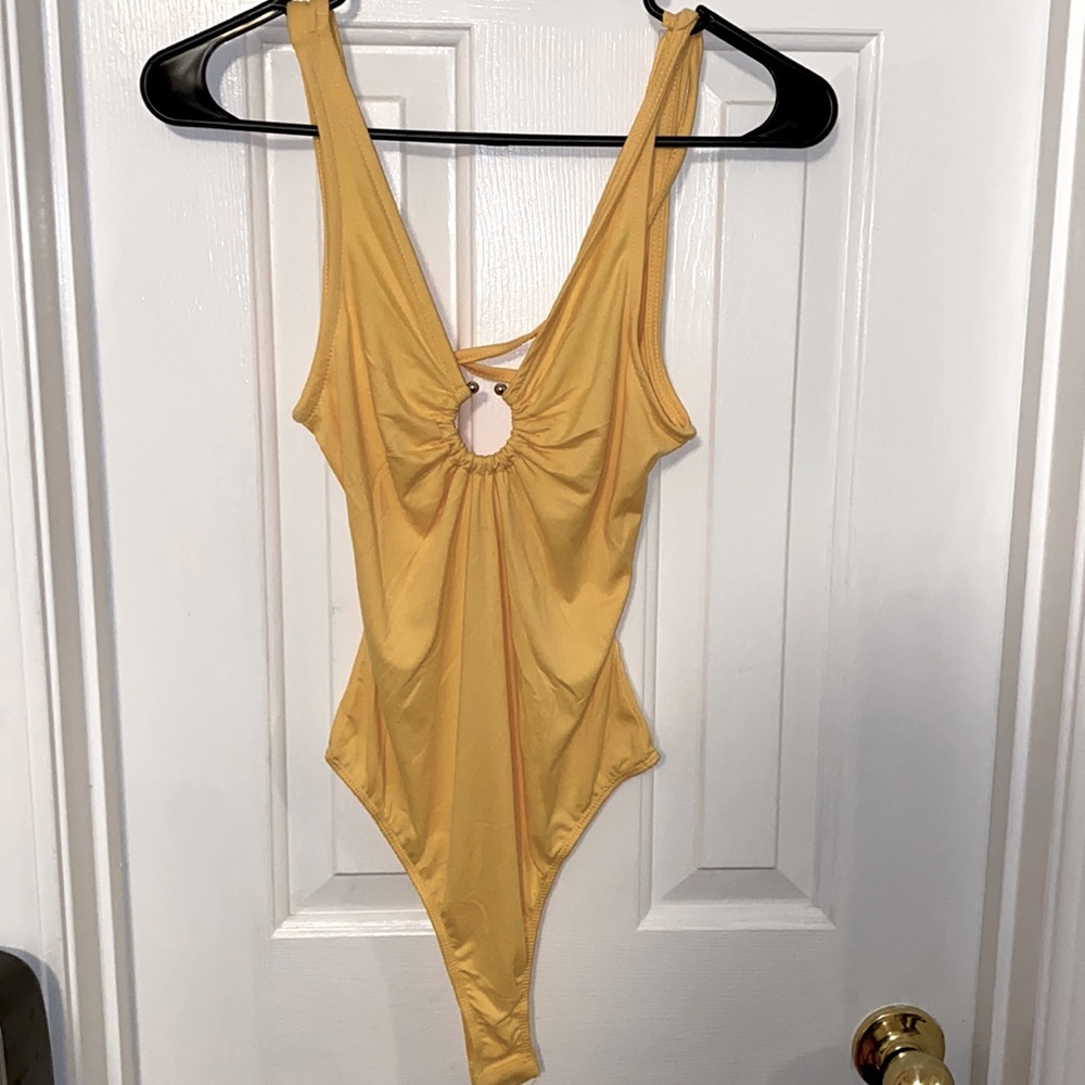 Rue 21 Yellow Bodysuit